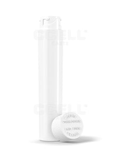 White Child Resistant Vape Cartridge Container 16mm - 500 Count